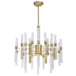 Люстра на штанге MW-Light Альгеро 285010806 Цвет арматуры латунь Цвет плафонов прозрачный от ImperiumLoft
