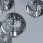 Подвесной светильник MW-Light Капелия 730010315 Цвет арматуры серебро Цвет плафонов серебро от ImperiumLoft