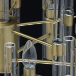 Люстра на штанге MW-Light Альгеро 285010806 Цвет арматуры латунь Цвет плафонов прозрачный от ImperiumLoft