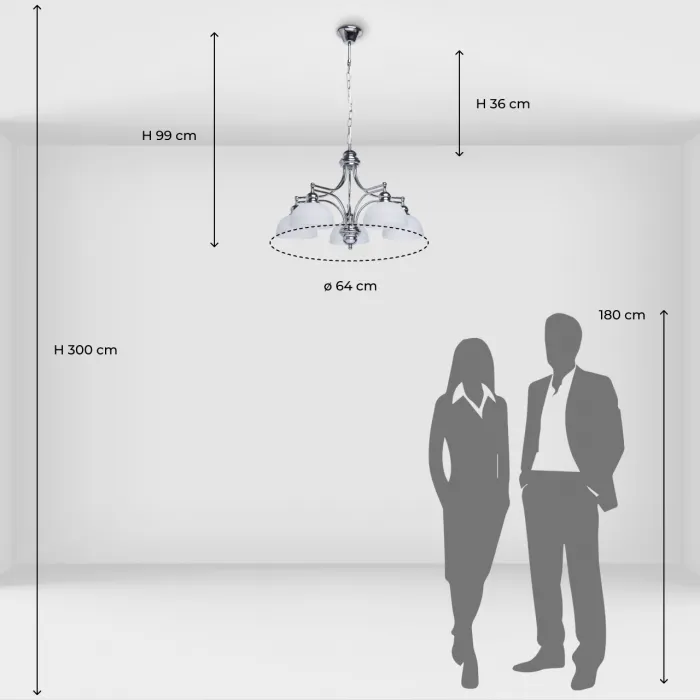 Люстра подвесная MW-Light Фелиция 347017405 от ImperiumLoft