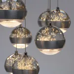 Подвесной светильник MW-Light Капелия 730010315 Цвет арматуры серебро Цвет плафонов серебро от ImperiumLoft