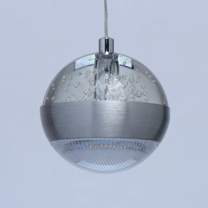 Подвесной светильник MW-Light Капелия 730010315 Цвет арматуры серебро Цвет плафонов серебро от ImperiumLoft