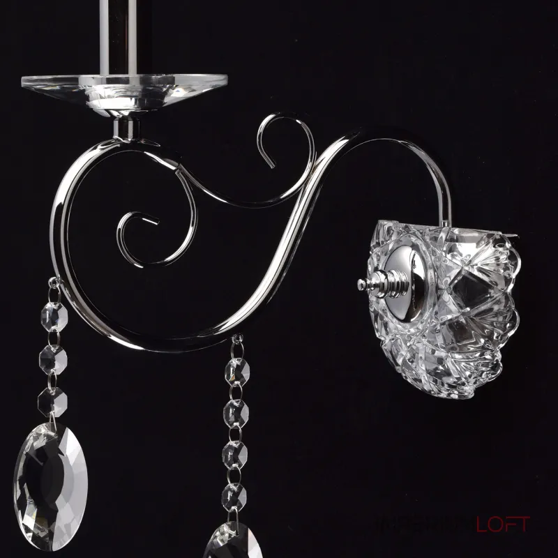 Бра MW-Light Адель 4 373022001 Цвет арматуры хром Цвет плафонов прозрачный от ImperiumLoft Бра MW-Light Адель 4 373022001 Цвет арматуры хром Цвет плафонов прозрачный от ImperiumLoft