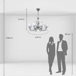 Люстра подвесная MW-Light Оливия 306014808 от ImperiumLoft