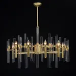 Люстра на штанге MW-Light Альгеро 285010910 Цвет арматуры латунь Цвет плафонов прозрачный от ImperiumLoft