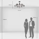 Люстра потолочная De City Клэр 463012307 от ImperiumLoft