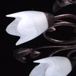 Потолочная люстра MW-Light Аида 13 323013708 Цвет арматуры коричневый Цвет плафонов белый от ImperiumLoft