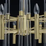 Люстра на штанге MW-Light Альгеро 285010910 Цвет арматуры латунь Цвет плафонов прозрачный от ImperiumLoft