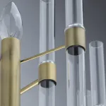 Люстра на штанге MW-Light Альгеро 285010910 Цвет арматуры латунь Цвет плафонов прозрачный от ImperiumLoft