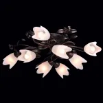 Потолочная люстра MW-Light Аида 13 323013708 Цвет арматуры коричневый Цвет плафонов белый от ImperiumLoft