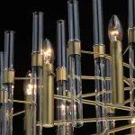 Люстра на штанге MW-Light Альгеро 285010910 Цвет арматуры латунь Цвет плафонов прозрачный от ImperiumLoft