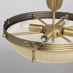 Светильник на штанге MW-Light Афродита 1 317011504 Цвет арматуры бронза Цвет плафонов кремовый от ImperiumLoft