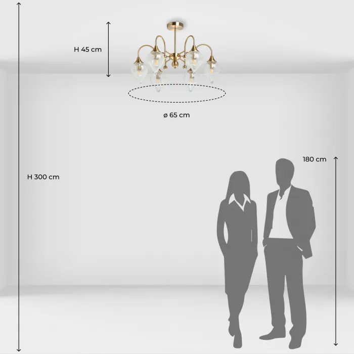 Люстра потолочная MW-Light Amanda 481014606 от ImperiumLoft