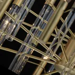 Люстра на штанге MW-Light Альгеро 285010910 Цвет арматуры латунь Цвет плафонов прозрачный от ImperiumLoft