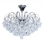 Люстра на штанге MW-Light Жемчуг 232017506 Цвет арматуры хром Цвет плафонов прозрачный от ImperiumLoft