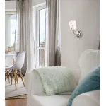 Бра DeMarkt Олимпия 21 261029601 Цвет арматуры хром Цвет плафонов кремовый от ImperiumLoft