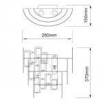 Бра MW-Light Монарх 121020402 от ImperiumLoft
