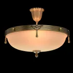 Светильник на штанге MW-Light Афродита 1 317011504 Цвет арматуры бронза Цвет плафонов кремовый от ImperiumLoft