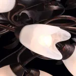 Потолочная люстра MW-Light Аида 13 323013708 Цвет арматуры коричневый Цвет плафонов белый от ImperiumLoft