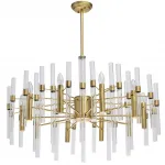Люстра на штанге MW-Light Альгеро 285010910 Цвет арматуры латунь Цвет плафонов прозрачный от ImperiumLoft