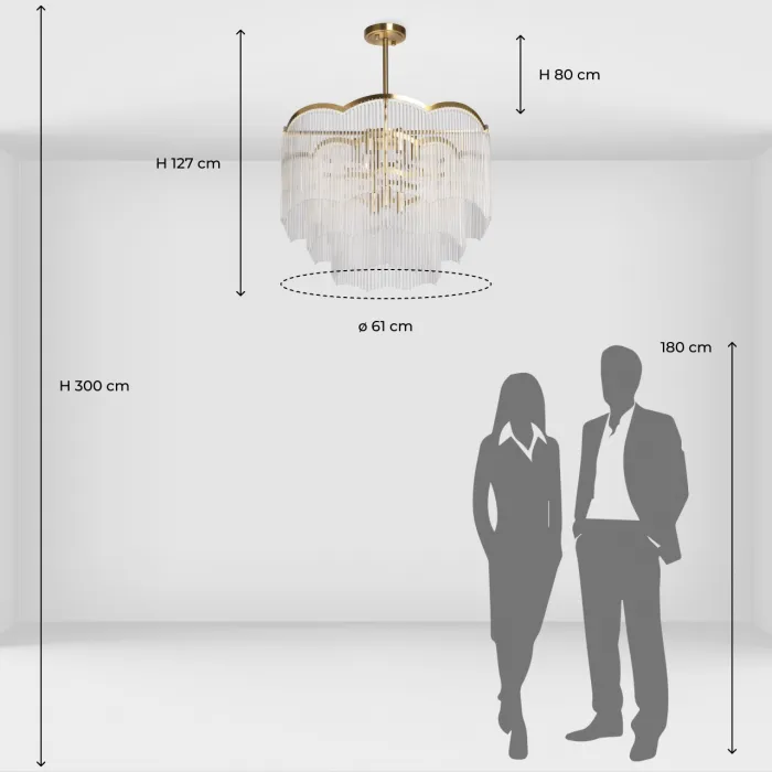 Люстра подвесная MW-Light Лавиния 443011409 от ImperiumLoft