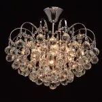 Люстра на штанге MW-Light Жемчуг 232017608 Цвет арматуры хром Цвет плафонов прозрачный от ImperiumLoft