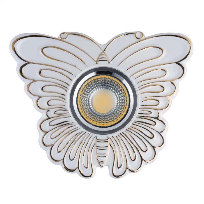 Встраиваемый светильник MW-Light Круз 637015401 Цвет арматуры золото Цвет плафонов серебро от ImperiumLoft