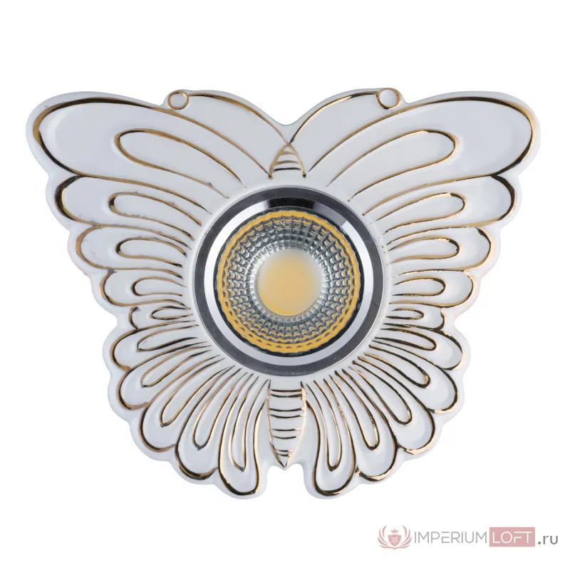 Встраиваемый светильник MW-Light Круз 637015401 Цвет арматуры золото Цвет плафонов серебро от ImperiumLoft
