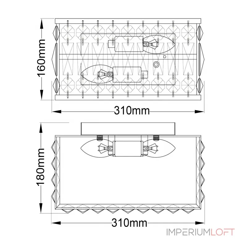 Бра MW-Light Монарх 121022202 от ImperiumLoft Бра MW-Light Монарх 121022202 от ImperiumLoft