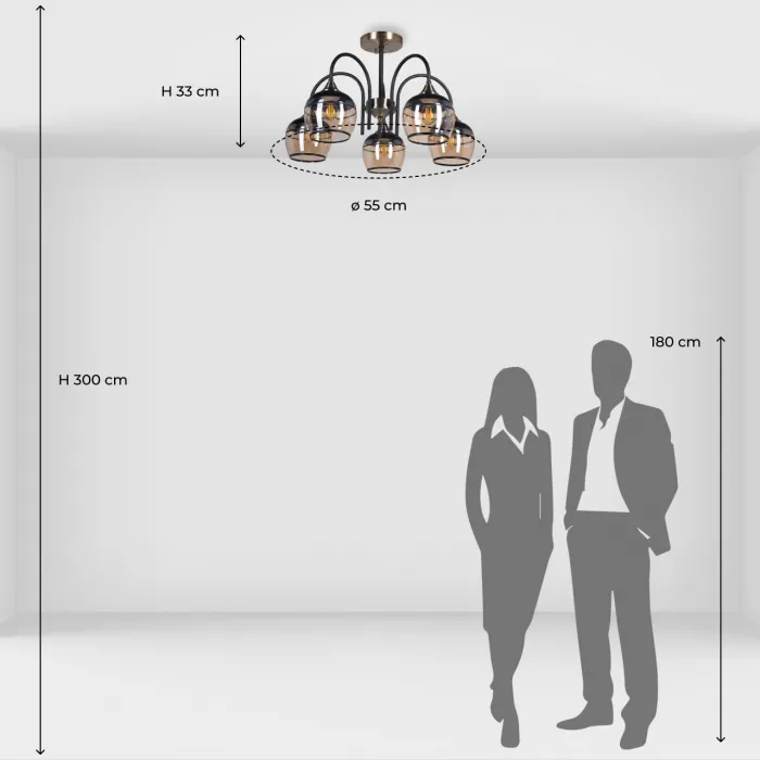 Люстра потолочная De City Блеск 315015605 от ImperiumLoft