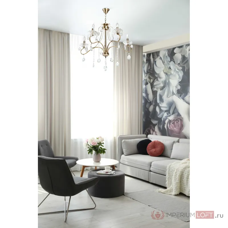 Люстра De City Свеча 683014105 от ImperiumLoft