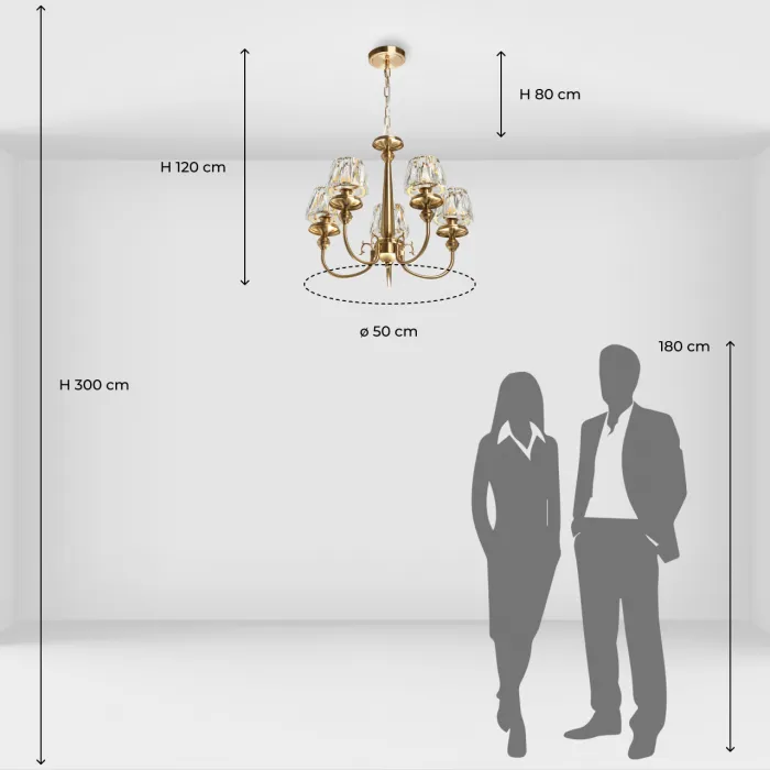 Люстра подвесная MW-Light Amanda 481014405 от ImperiumLoft