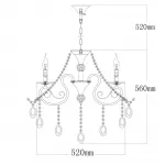 Подвесная люстра MW-Light Адель 4 373011705 