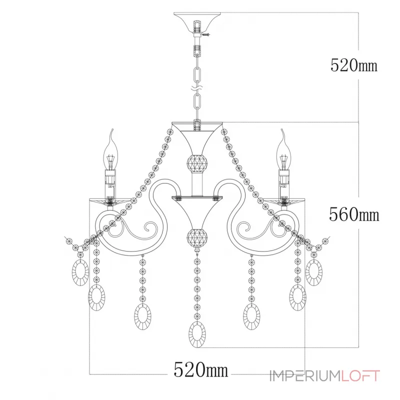 Подвесная люстра MW-Light Адель 4 373011705 Подвесная люстра MW-Light Адель 4 373011705