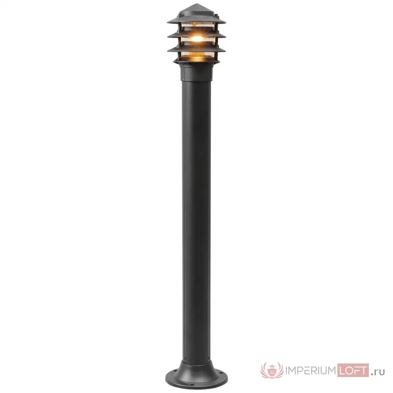 Наземный низкий светильник MW-Light Уран 803040601 Цвет арматуры черный Цвет плафонов белый от ImperiumLoft