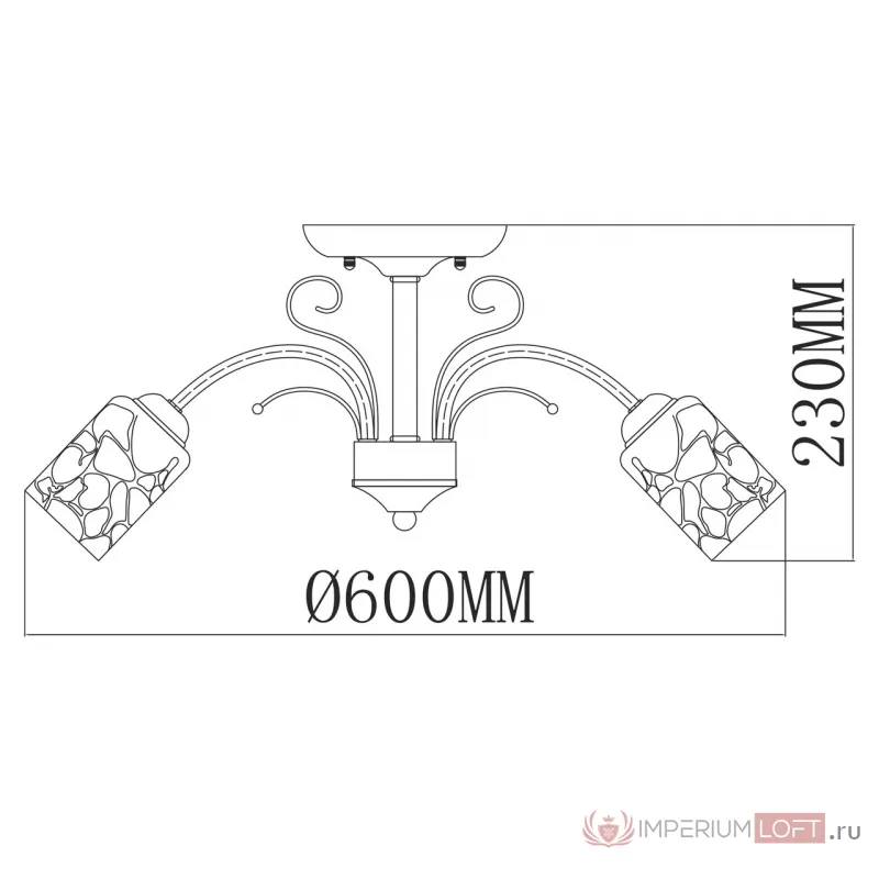Люстра потолочная MW-Light Олимпия 261019505 от ImperiumLoft