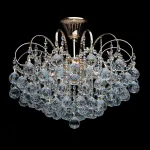 Подвесная люстра MW-Light Жемчуг 9 232016406 Цвет арматуры золото Цвет плафонов прозрачный от ImperiumLoft