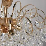 Подвесная люстра MW-Light Жемчуг 9 232016406 Цвет арматуры золото Цвет плафонов прозрачный от ImperiumLoft