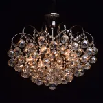 Люстра на штанге MW-Light Жемчуг 232017706 Цвет арматуры никель Цвет плафонов серый от ImperiumLoft