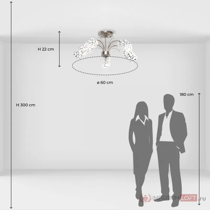 Люстра потолочная MW-Light Олимпия 261019505 от ImperiumLoft