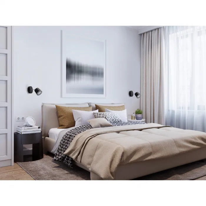 Спот MW-Light Бали 543021101 Цвет арматуры бронза Цвет плафонов черный от ImperiumLoft