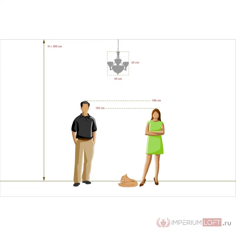 Подвесная люстра MW-Light Афродита 2 317012006 Цвет арматуры бронза Цвет плафонов прозрачный от ImperiumLoft