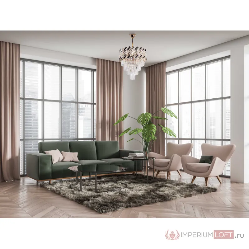 Подвесная люстра De City Бриз 111016206 от ImperiumLoft