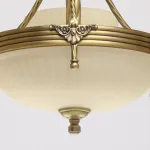 Подвесная люстра MW-Light Афродита 1 317010406 Цвет арматуры бронза Цвет плафонов кремовый от ImperiumLoft