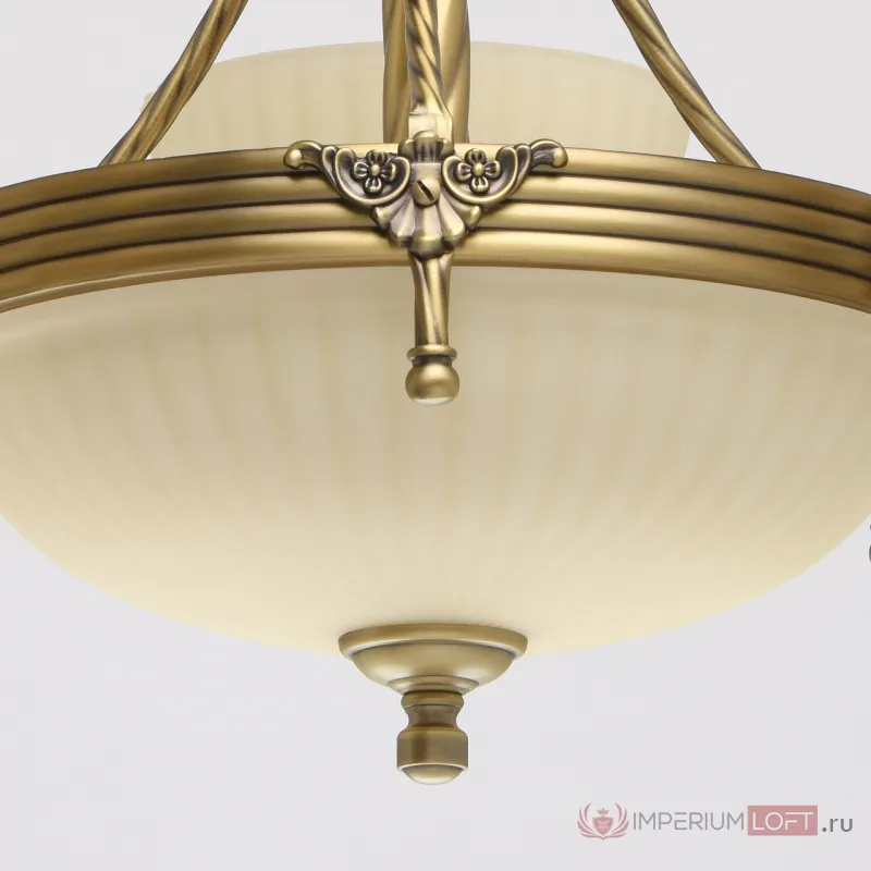 Подвесная люстра MW-Light Афродита 1 317010406 Цвет арматуры бронза Цвет плафонов кремовый от ImperiumLoft