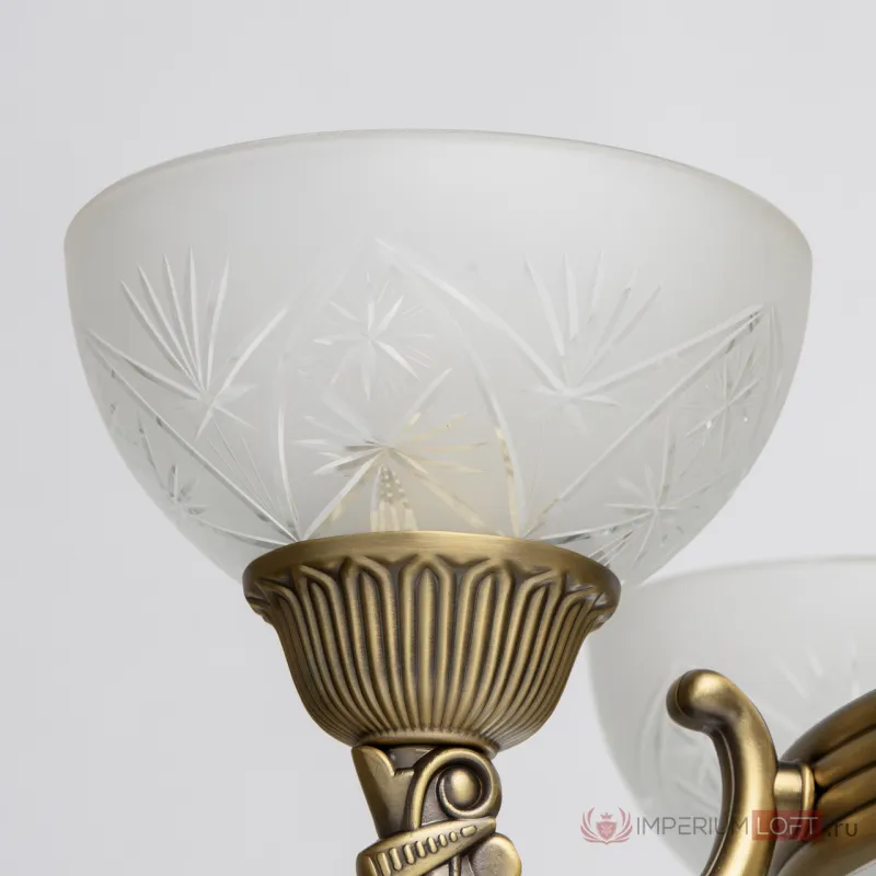 Подвесная люстра MW-Light Афродита 2 317012006 Цвет арматуры бронза Цвет плафонов прозрачный от ImperiumLoft