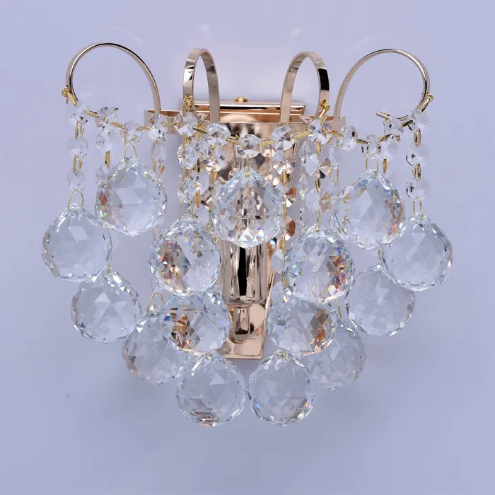 Бра MW-Light Жемчуг 9 232028101 Цвет арматуры золото Цвет плафонов прозрачный от ImperiumLoft