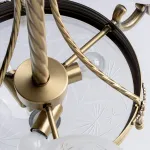 Подвесная люстра MW-Light Афродита 2 317012006 Цвет арматуры бронза Цвет плафонов прозрачный от ImperiumLoft