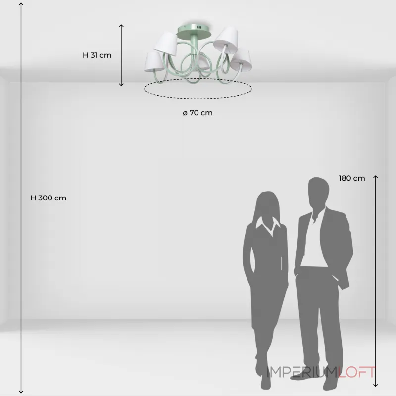 Потолочная люстра MW-Light Аэлита 480013105 Потолочная люстра MW-Light Аэлита 480013105