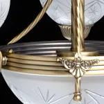Подвесная люстра MW-Light Афродита 2 317012006 Цвет арматуры бронза Цвет плафонов прозрачный от ImperiumLoft